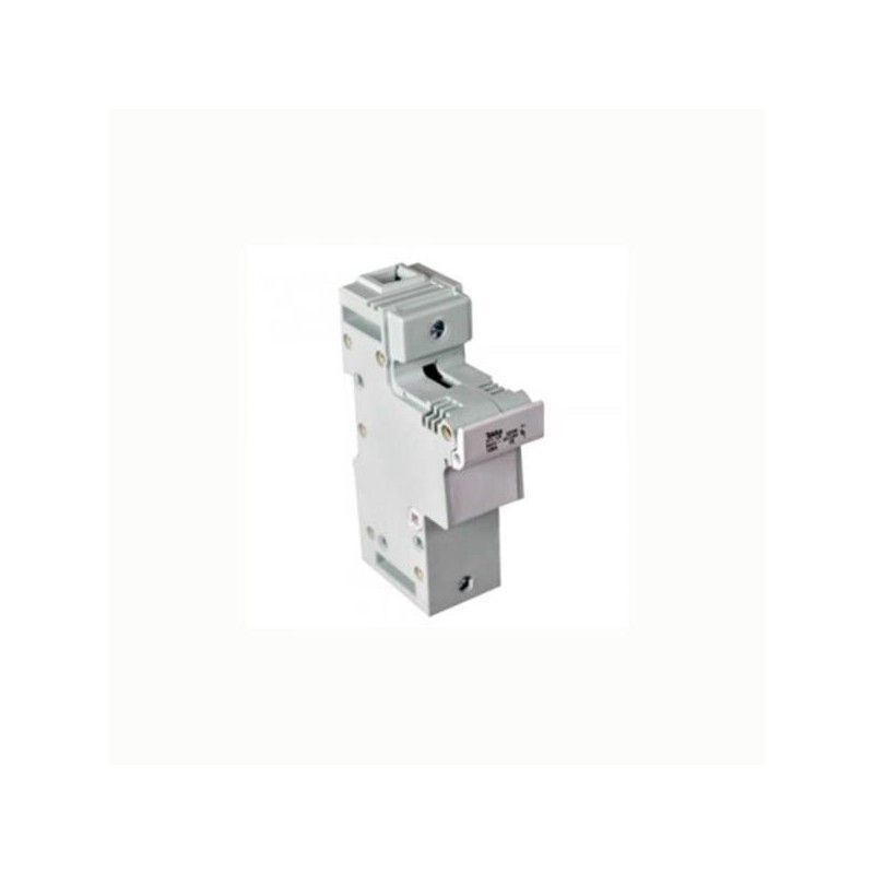 Portafusible cilíndrico 1P 14x51 abatible superfície 