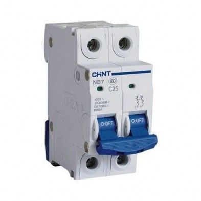 Interrupteur Automatique Magnétothermique MU 2P 10A Courbe C 6KA - Pour Tableau électrique | Protection Circuits